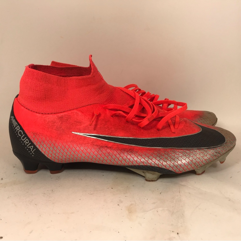 Nike Mercurial Superfly 6 Pro CR7 FG Bright Crimson AJ3550-600 Men’s Size 11